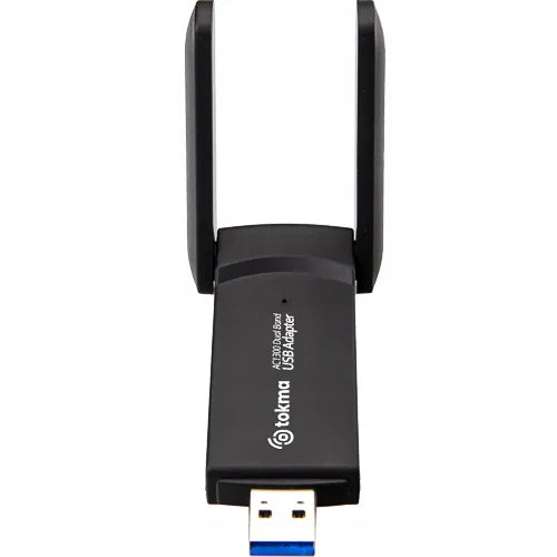 AC1300 belaidis USB Wi-Fi tinklo adapteris su antenomis 1300Mbps 5GHz WPA3