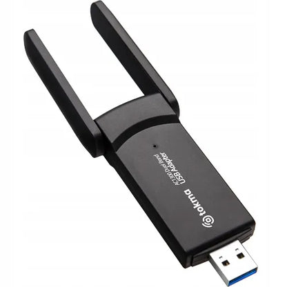 AC1300 belaidis USB Wi-Fi tinklo adapteris su antenomis 1300Mbps 5GHz WPA3
