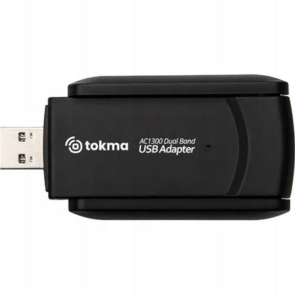 AC1300 belaidis USB Wi-Fi tinklo adapteris su antenomis 1300Mbps 5GHz WPA3
