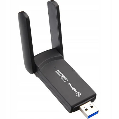 AC1300 belaidis Wi-Fi tinklo adapteris USB su antenomis 1300 Mbps 5 GHz