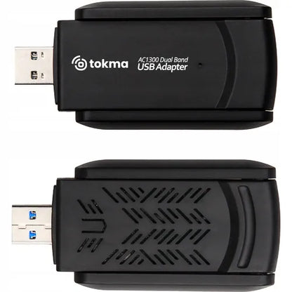 AC1300 belaidis Wi-Fi tinklo adapteris USB su antenomis 1300 Mbps 5 GHz