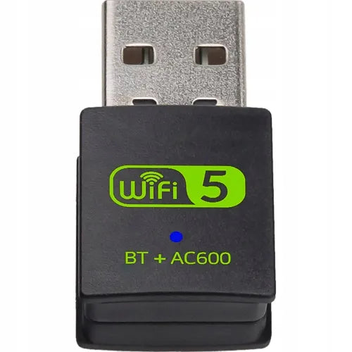 AC600 tinklo plokštė WiFi su Bluetooth 4.2 adapteriu 600mbps USB 5GHz