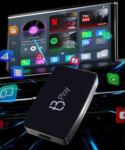 Adapteris TB Play Netflix Youtube Carplay Android Auto Android 12 TRADEBIT
