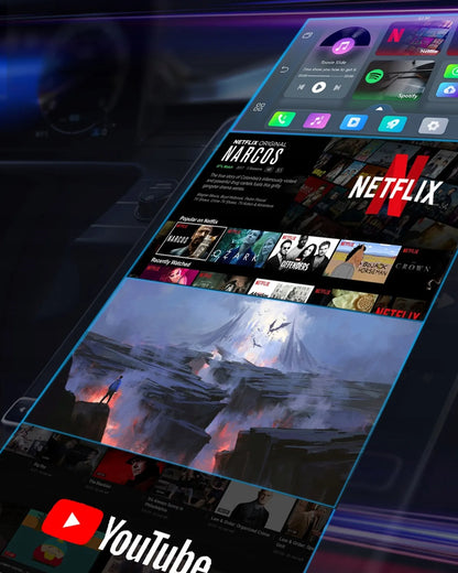 Adapteris TB Play Netflix Youtube Carplay Android Auto Android 12 TRADEBIT