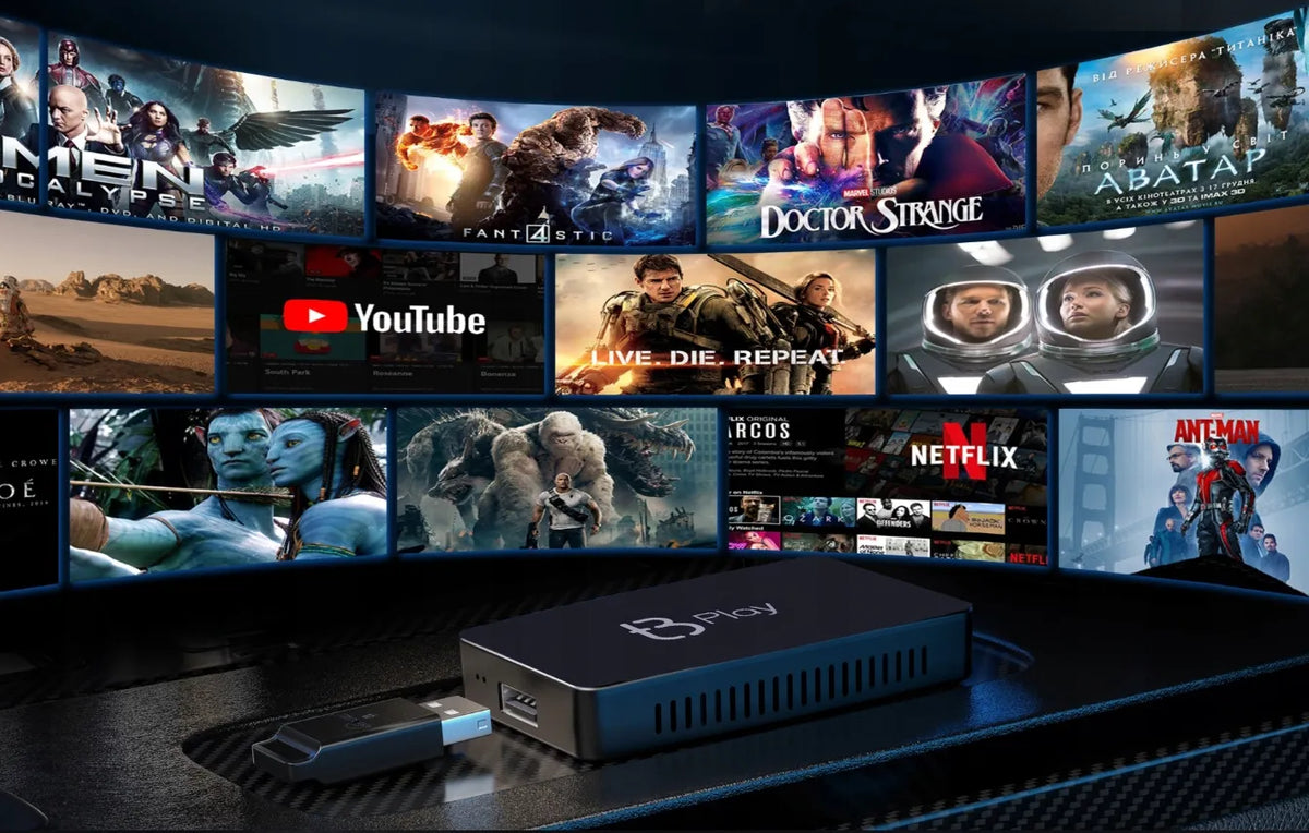 Adapteris TB Play Netflix Youtube Carplay Android Auto Android 12 TRADEBIT