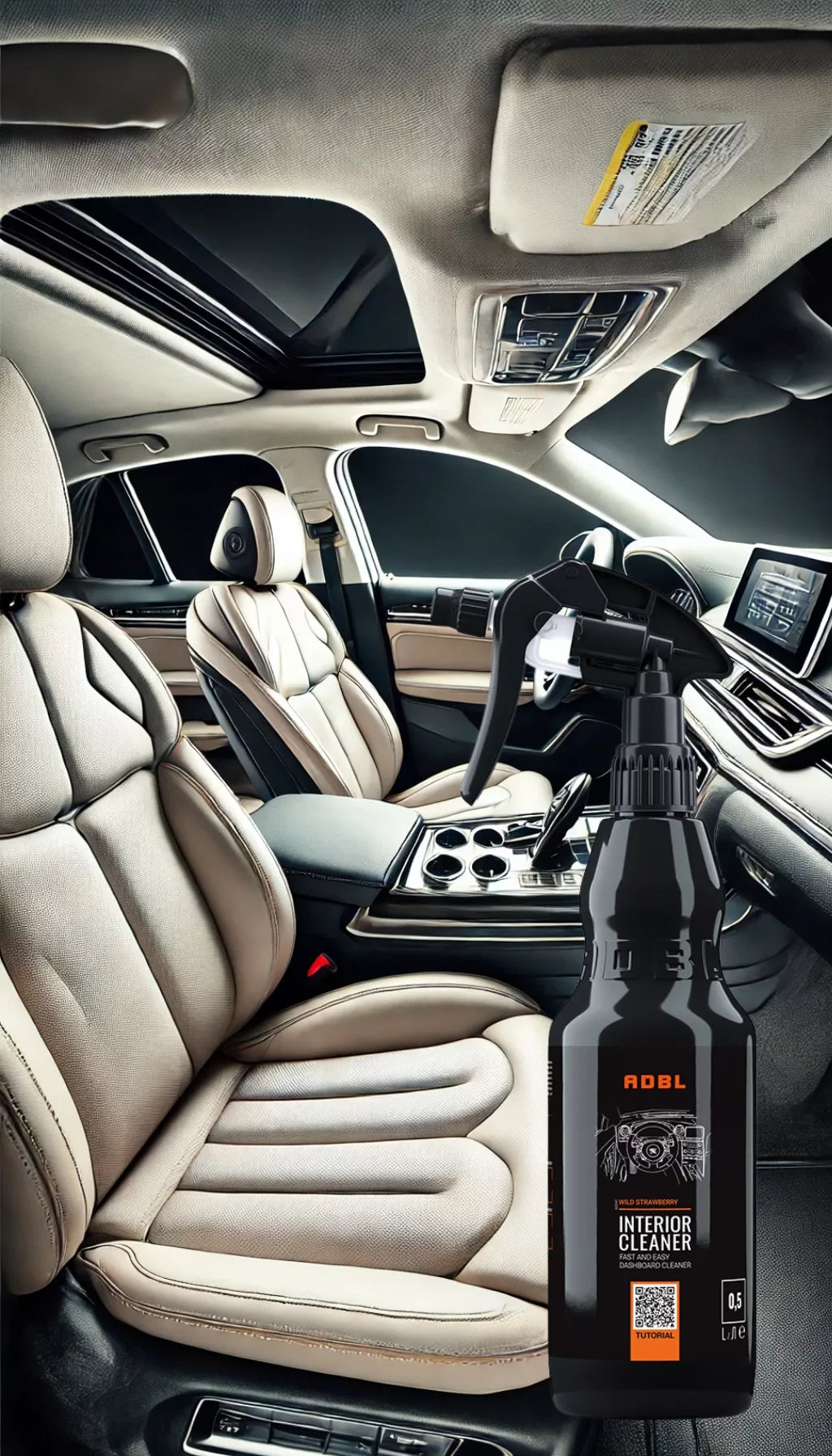 ADBL automobilių detalių priežiūros priemonių rinkinys interjerui ir prietaisų skydeliui, puikiai tinkantis dovanai