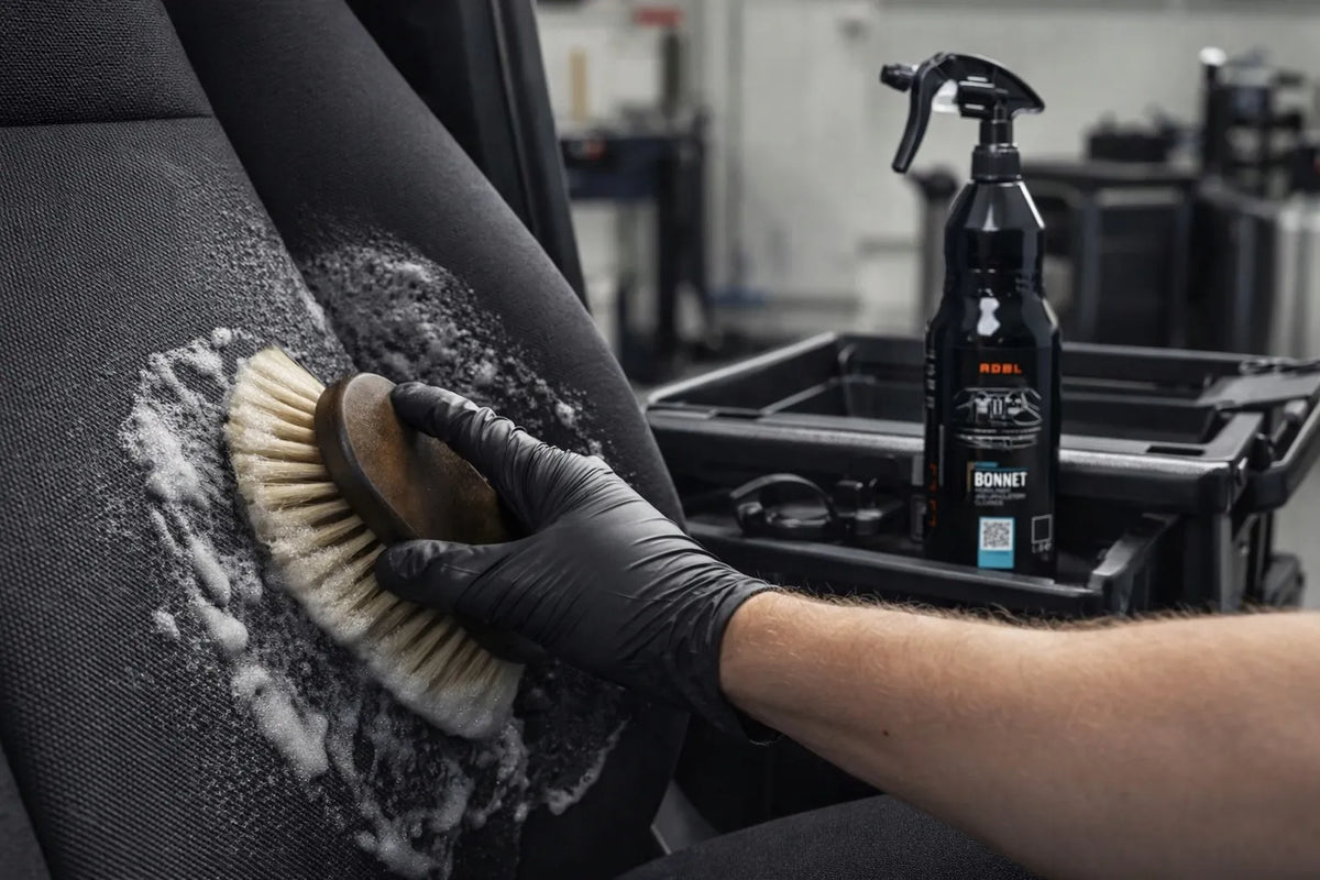 ADBL Bonnet automobilio tekstilinių apmušalų valymo rinkinys su priedais