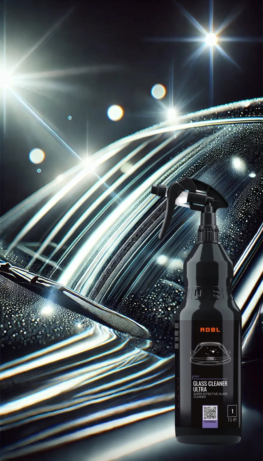ADBL Glass Cleaner Ultra rinkinys automobilio stiklams ir salonui valyti