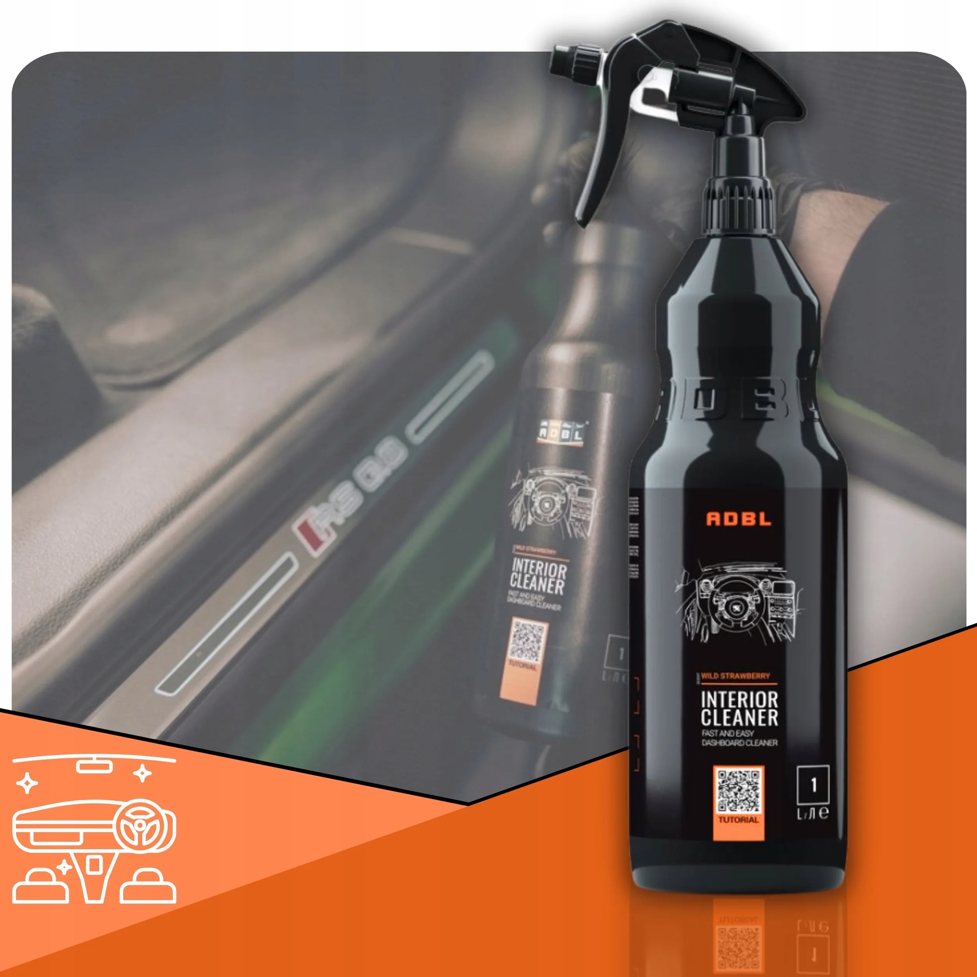 ADBL Interior Cleaner 1L automobilio salono valymo rinkinys