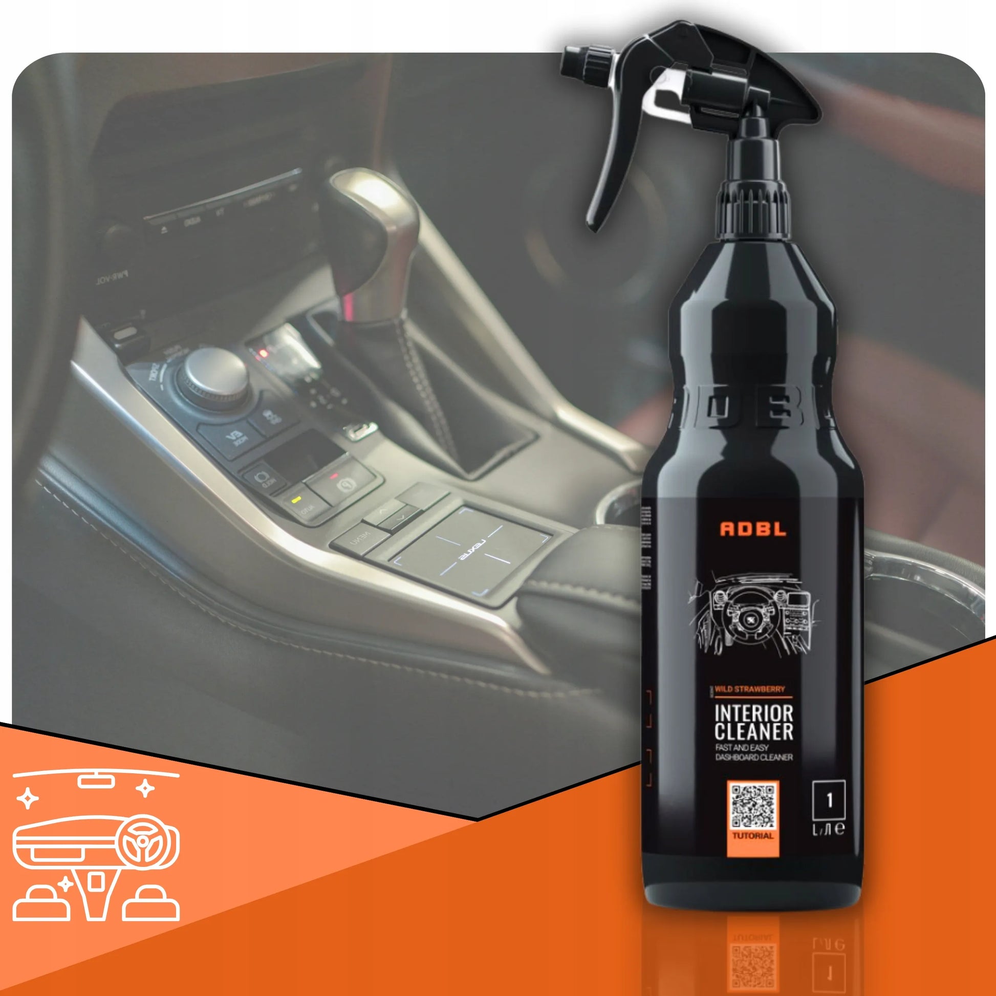ADBL Interior Cleaner 1L automobilio salono valymo rinkinys