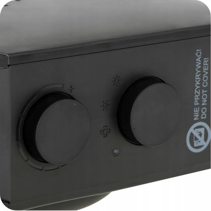 Adler AD7725B elektrinis ventiliatorinis šildytuvas, 2000W, juodas