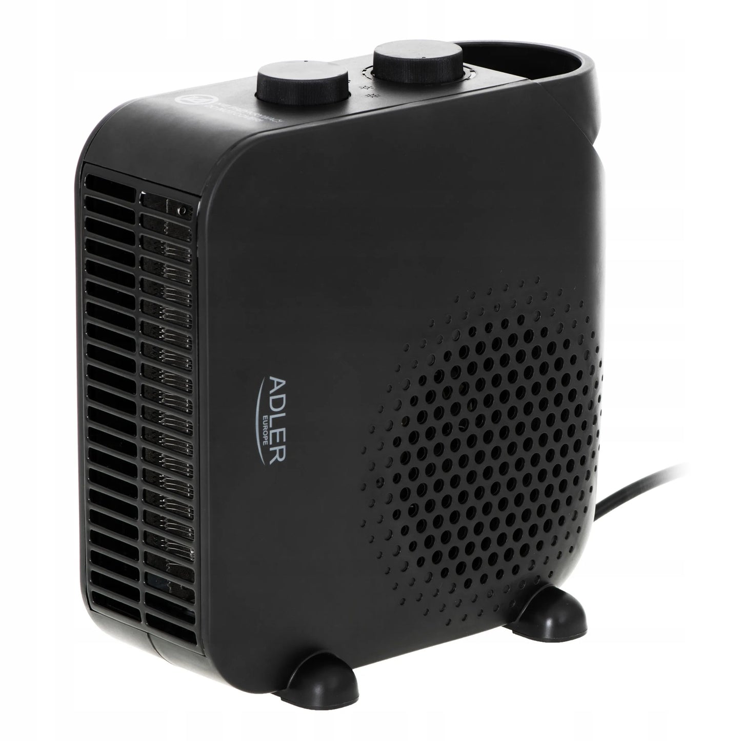 Adler AD7725B elektrinis ventiliatorinis šildytuvas, 2000W, juodas