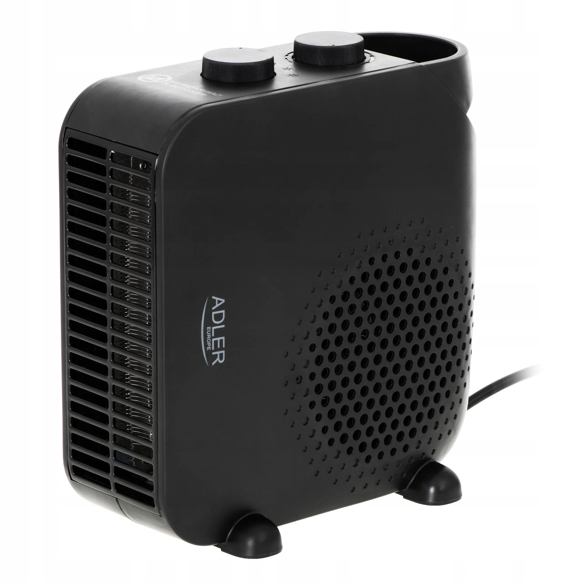Adler AD7725B elektrinis ventiliatorinis šildytuvas, 2000W, juodas