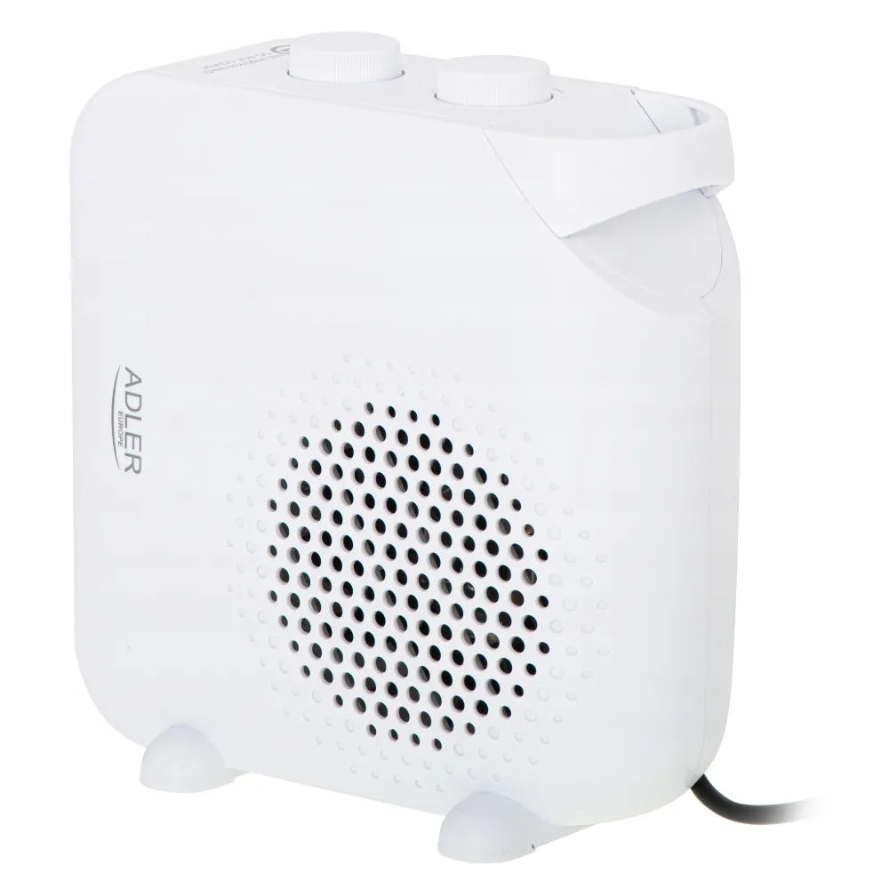 Adler AD7725W elektrinis ventiliatorinis šildytuvas, 2000W, su termostatu