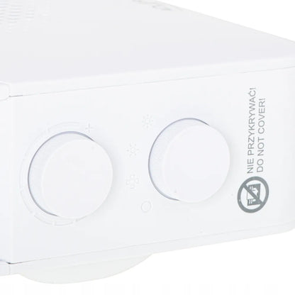 Adler AD7725W elektrinis ventiliatorinis šildytuvas, 2000W, su termostatu