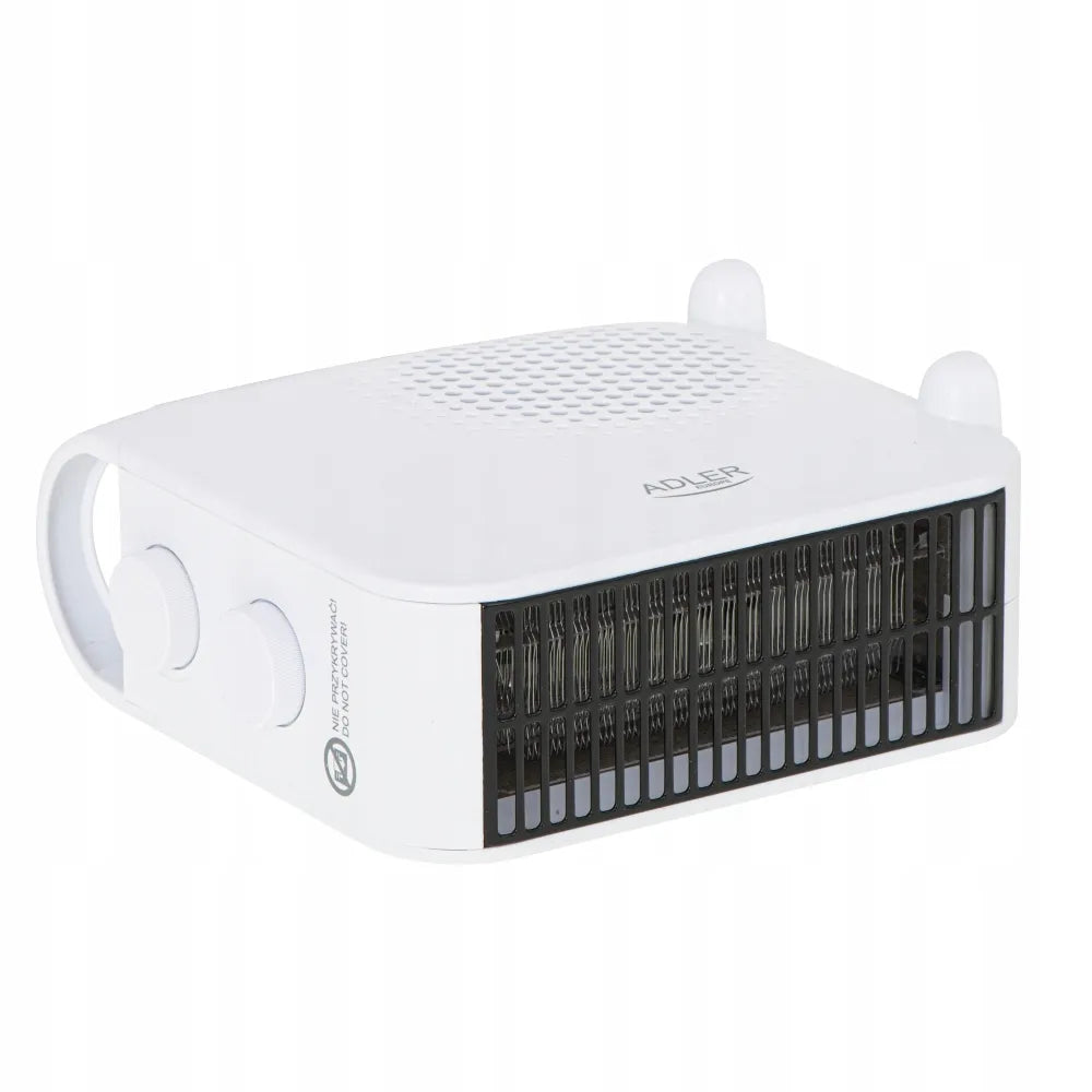 Adler AD7725W elektrinis ventiliatorinis šildytuvas, 2000W, su termostatu