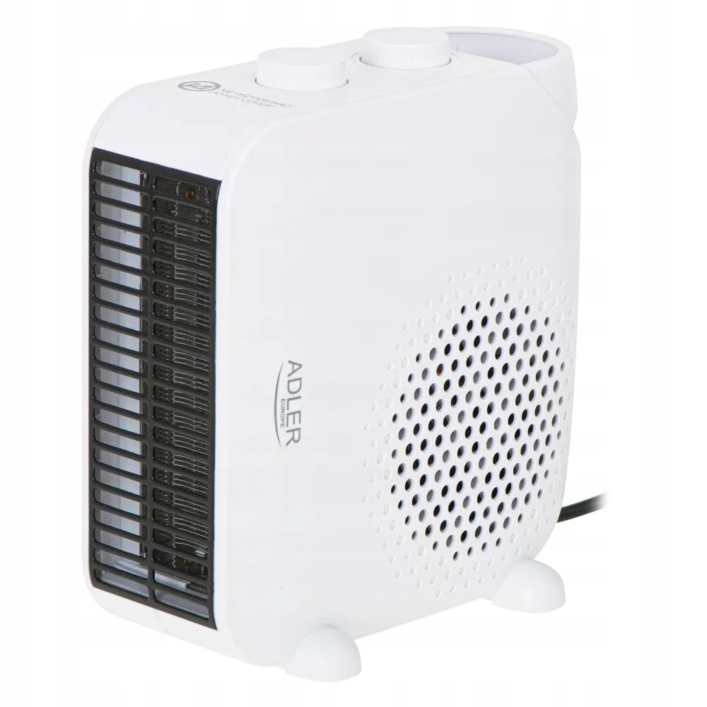 Adler AD7725W elektrinis ventiliatorinis šildytuvas, 2000W, su termostatu