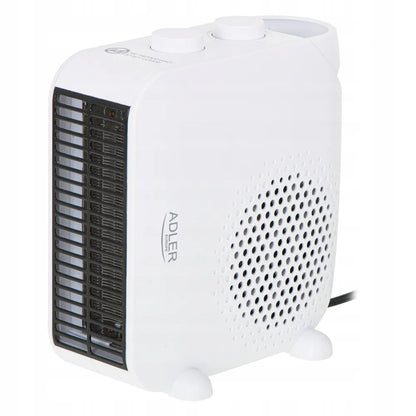 Adler AD7725W elektrinis ventiliatorinis šildytuvas, 2000W, su termostatu