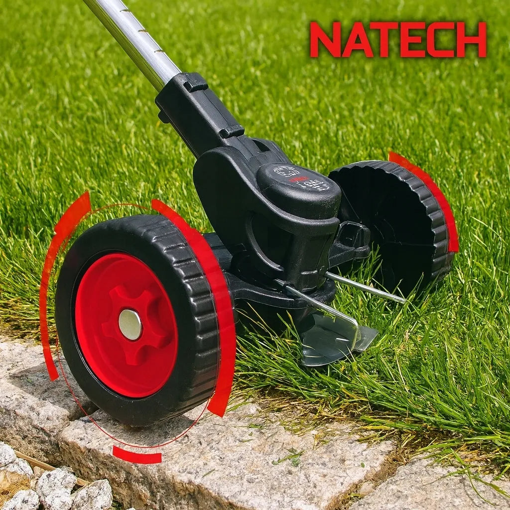 Akumuliatorinė žoliapjovė NATECH MAX 1000W su dviem baterijomis