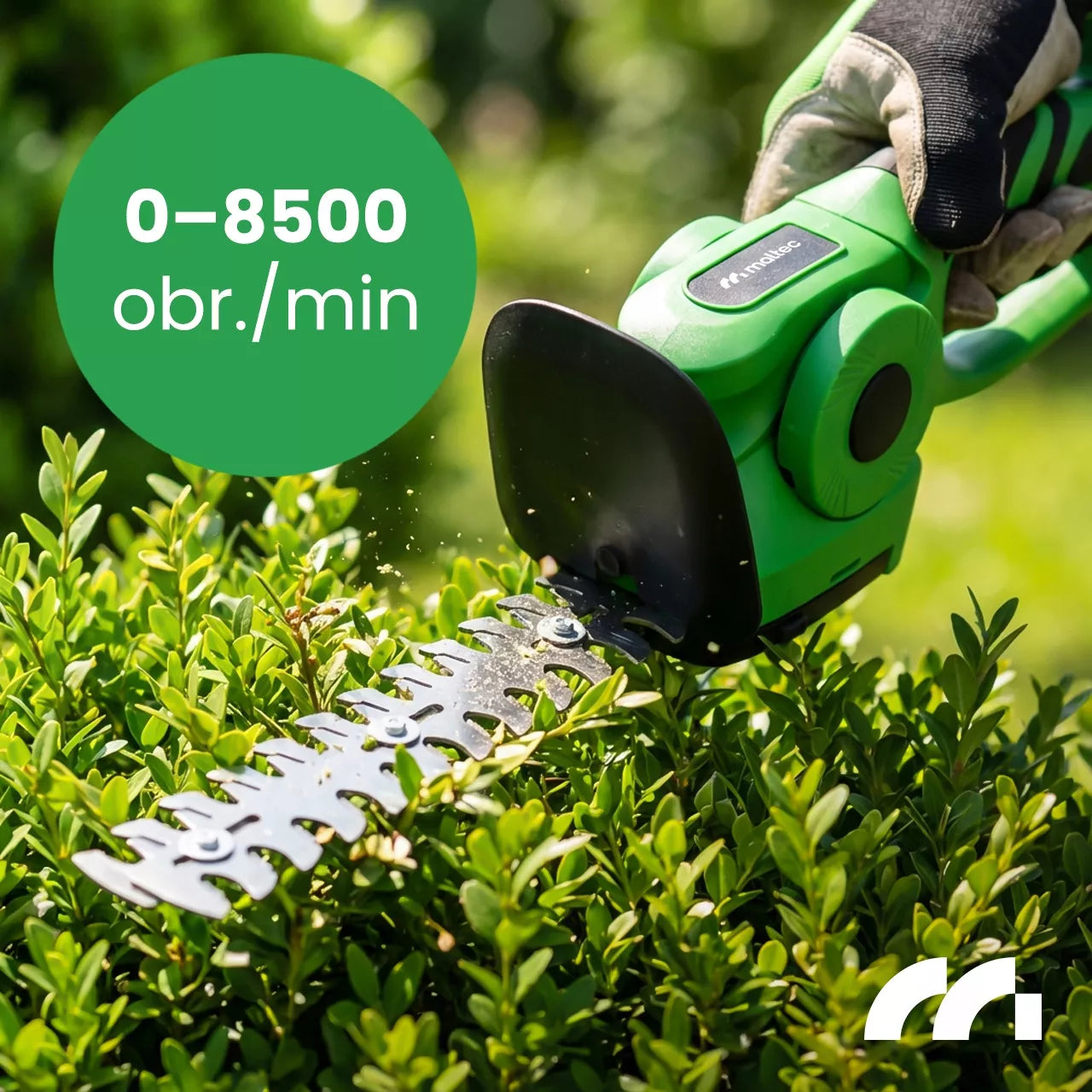 Akumuliatorinės žirklės gyvatvorėms, žolei ir krūmams 500W rinkinys