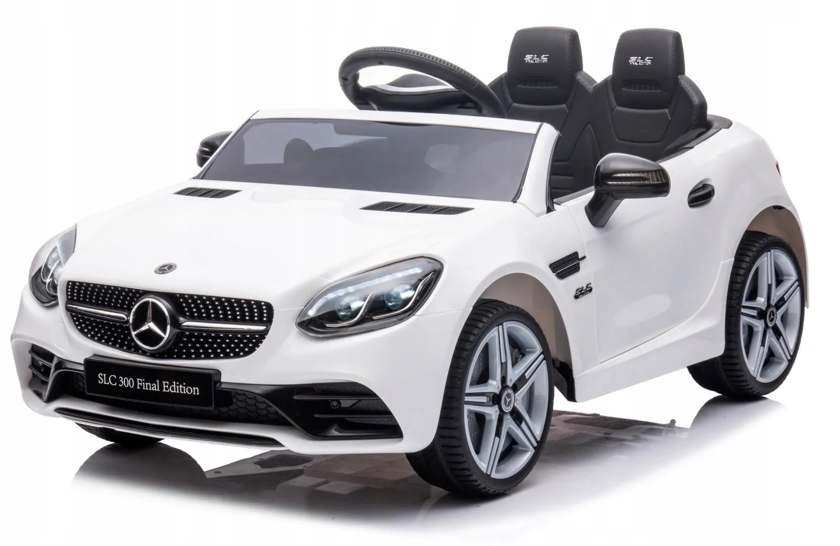 Akumuliatorinis automobilis Mercedes Benz SLC300 Cabrio su nuotolinio valdymo pulteliu, MP3 ir Micro SD