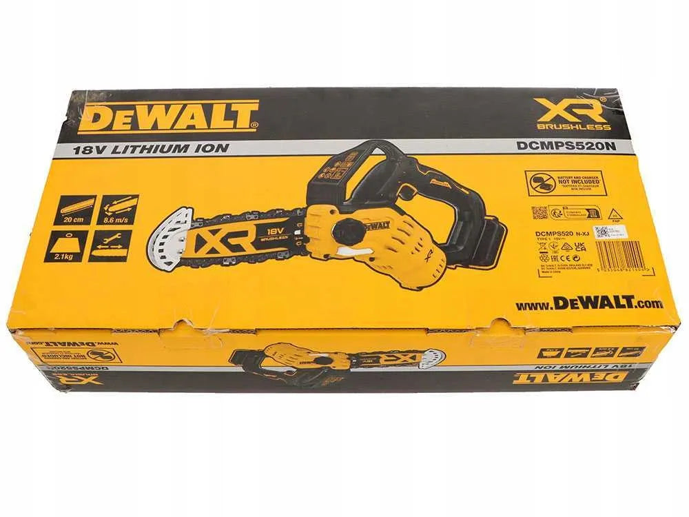Akumuliatorinis grandininis pjūklas DeWalt DCMPS520N 18V