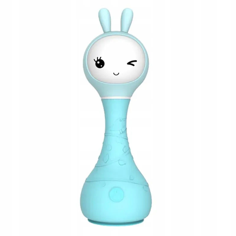 Alilo Smarty Bunny R1 interaktyvus triušiukas-barškutis su muzikos grotuvu, mėlynas