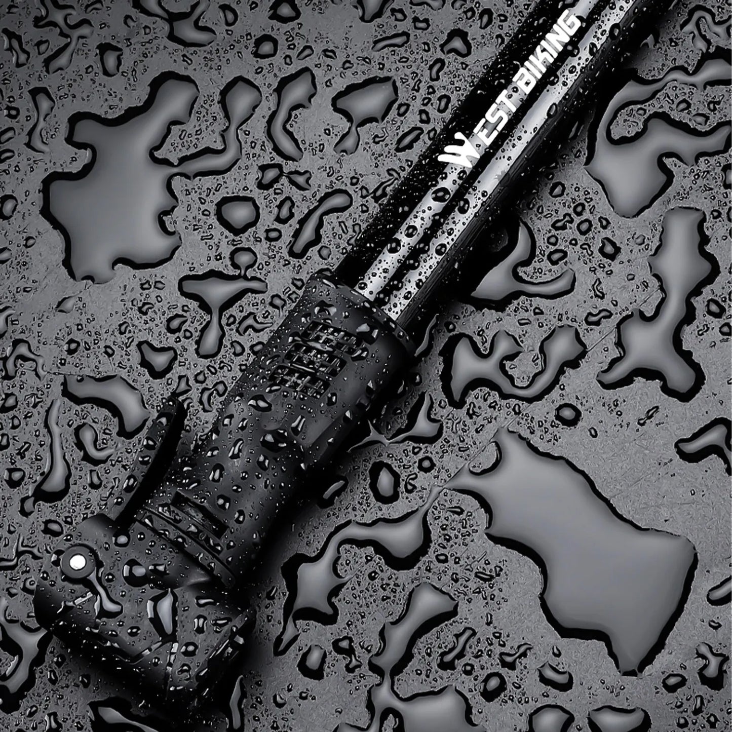 Aliuminė rankinė dviračio pompa Alogy Mini 100psi su laikikliu