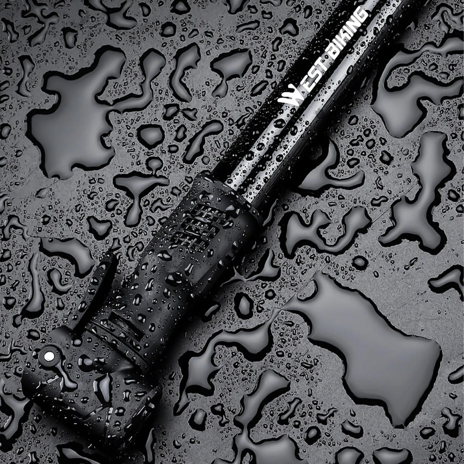 Aliuminė rankinė dviračio pompa Alogy Mini 100psi su laikikliu