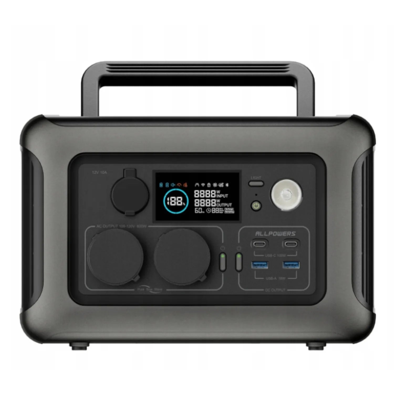 Allpowers R600 299Wh 600W įkrovimo stotis ir energijos saugykla