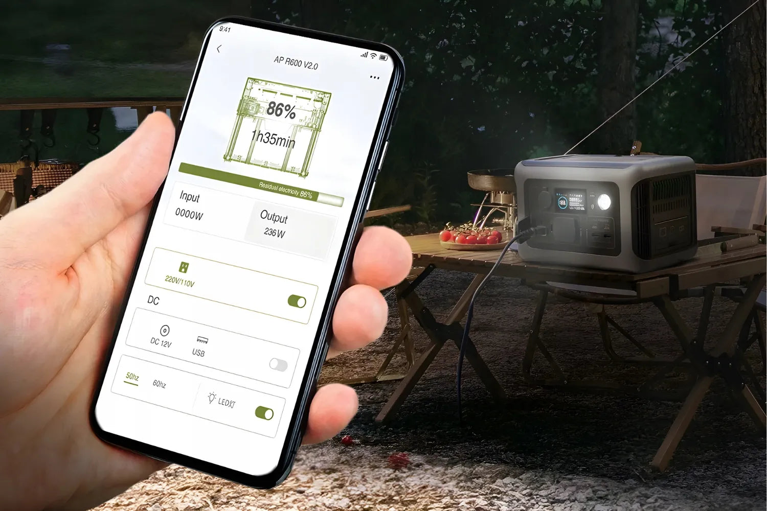Allpowers R600 299Wh 600W įkrovimo stotis ir energijos saugykla