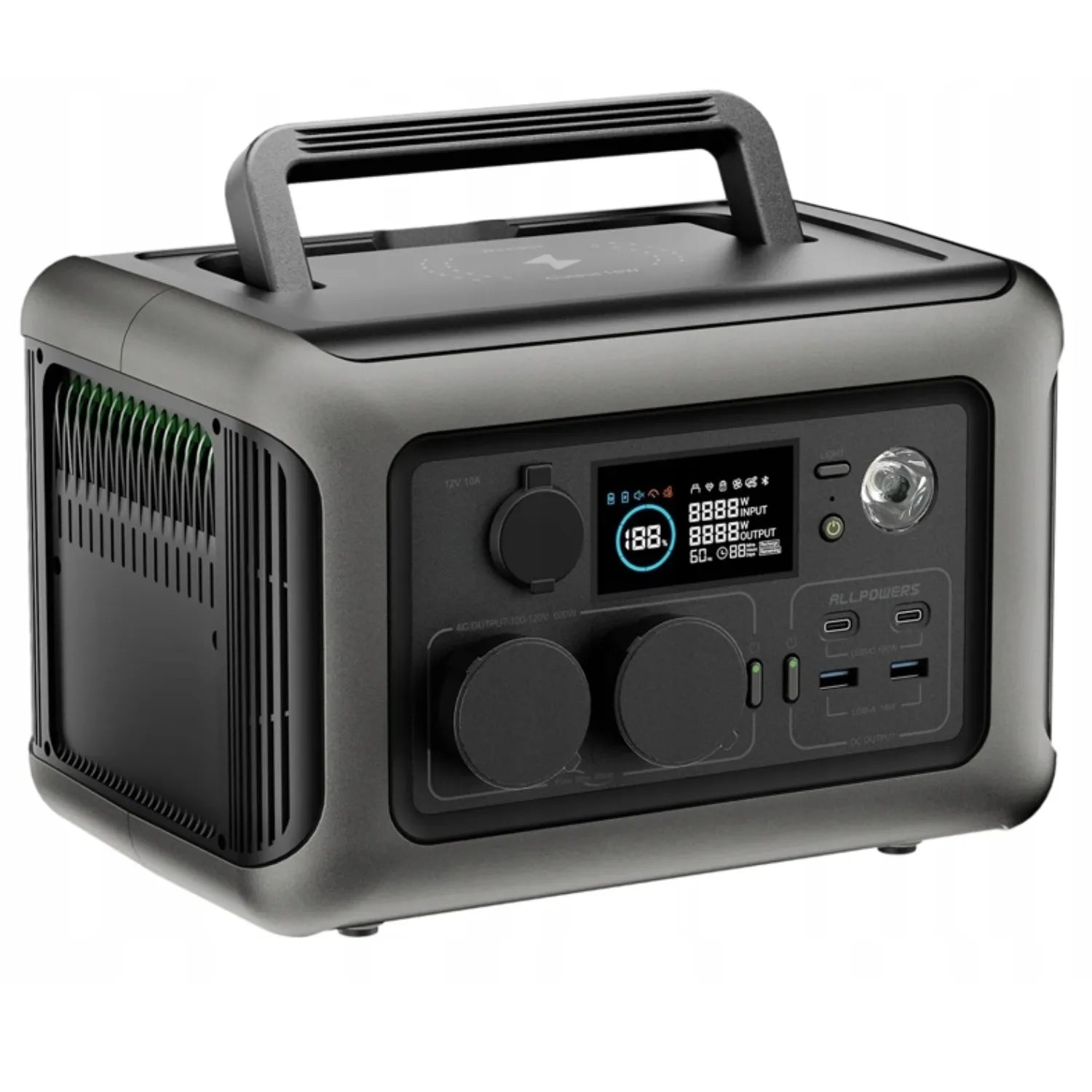 Allpowers R600 299Wh 600W įkrovimo stotis ir energijos saugykla