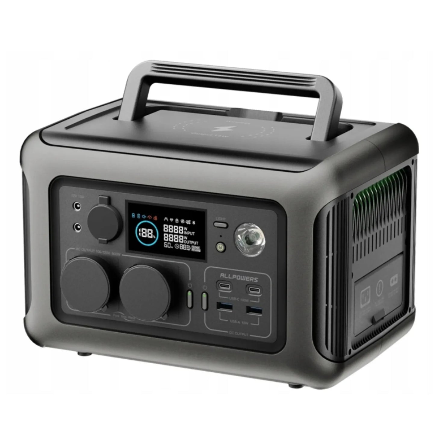 Allpowers R600 299Wh 600W įkrovimo stotis ir energijos saugykla