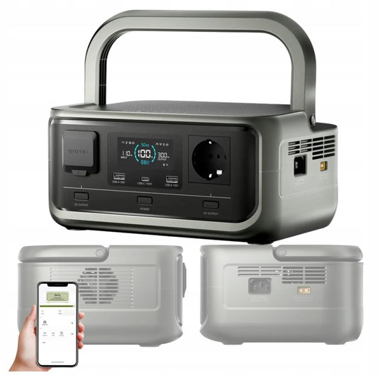 Allpowers Volix P300 256Wh 300W nešiojamas įkroviklis, maitinimo šaltinis, „power bank“ su UPS