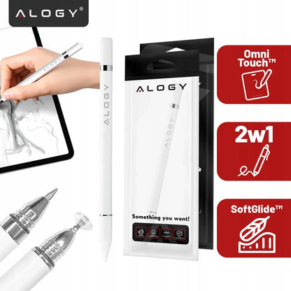 Alogy tikslus talpinis jutiklinis rašiklis telefonui ir planšetei su tušinuku