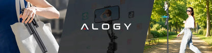 Alogy TrackPod trikojis telefonui ir fotoaparatui 163 cm su veido sekimo funkcija ir nuotolinio valdymo pultu