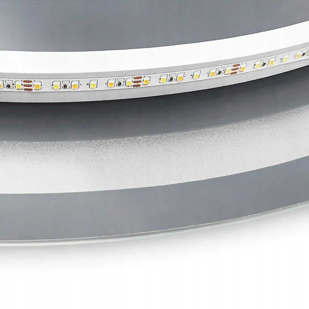 Apvalus vonios veidrodis su LED apšvietimu ir nuo rasojimo apsaugančia sistema REA Modern 50 cm