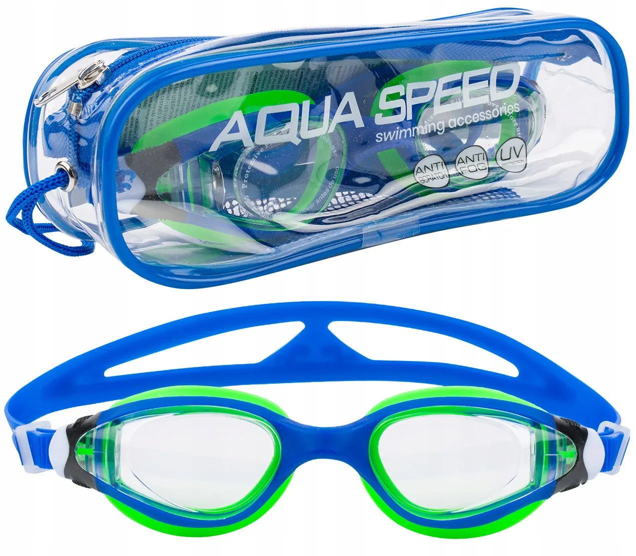 AQUA SPEED ANTI FOG plaukimo akiniai vaikams baseinui