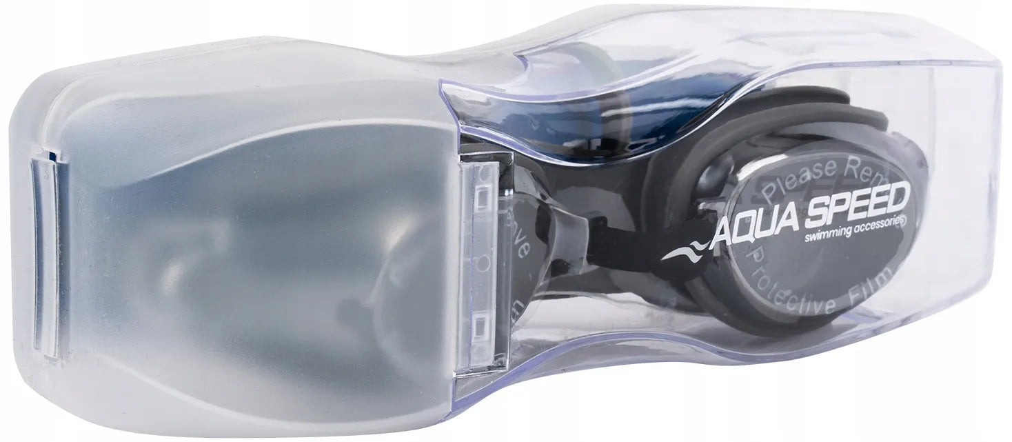 AQUA SPEED plaukimo akiniai baseinui su ANTI FOG ir UV apsauga