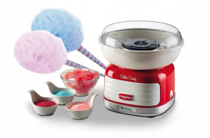 Ariete 2973/00 „Cotton Candy“ cukraus vatos aparatas, 500 W, raudonas