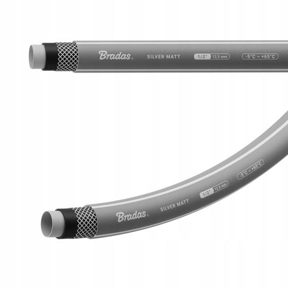 Armuota sodo žarna BRADAS Silver Matt 1/2", 30 m, 4 sluoksnių, patvari ir atspari