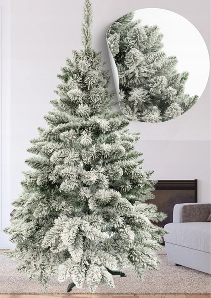 Art-Trans „Premium“ apsnigta dirbtinė pušis, 250 cm, su sniego efektu, tanki ir tikroviška