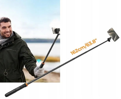 Asmenukių lazda su trikoju stovu 162cm MagSafe Bluetooth nuotolinio valdymo pulteliu Iphone