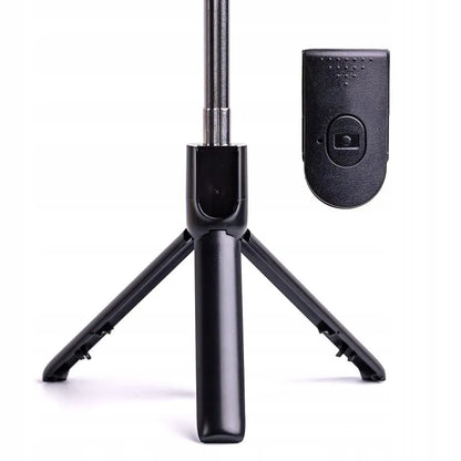Asmenukių lazda-trikojis telefonui su „Bluetooth“ pulteliu
