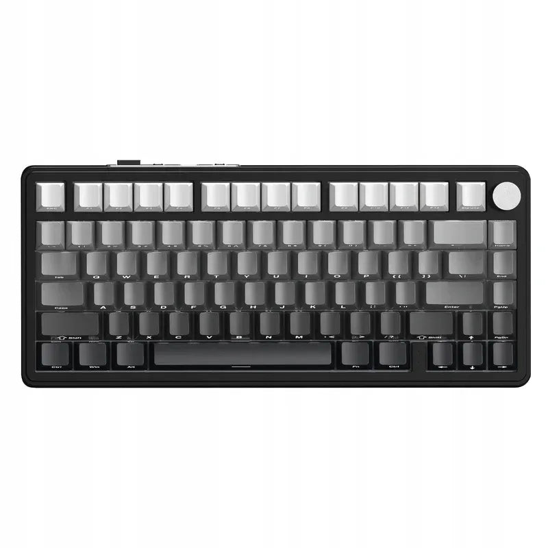 Attack Shark X85 mechaninė klaviatūra 75% RGB/tri-mode/White jade switch
