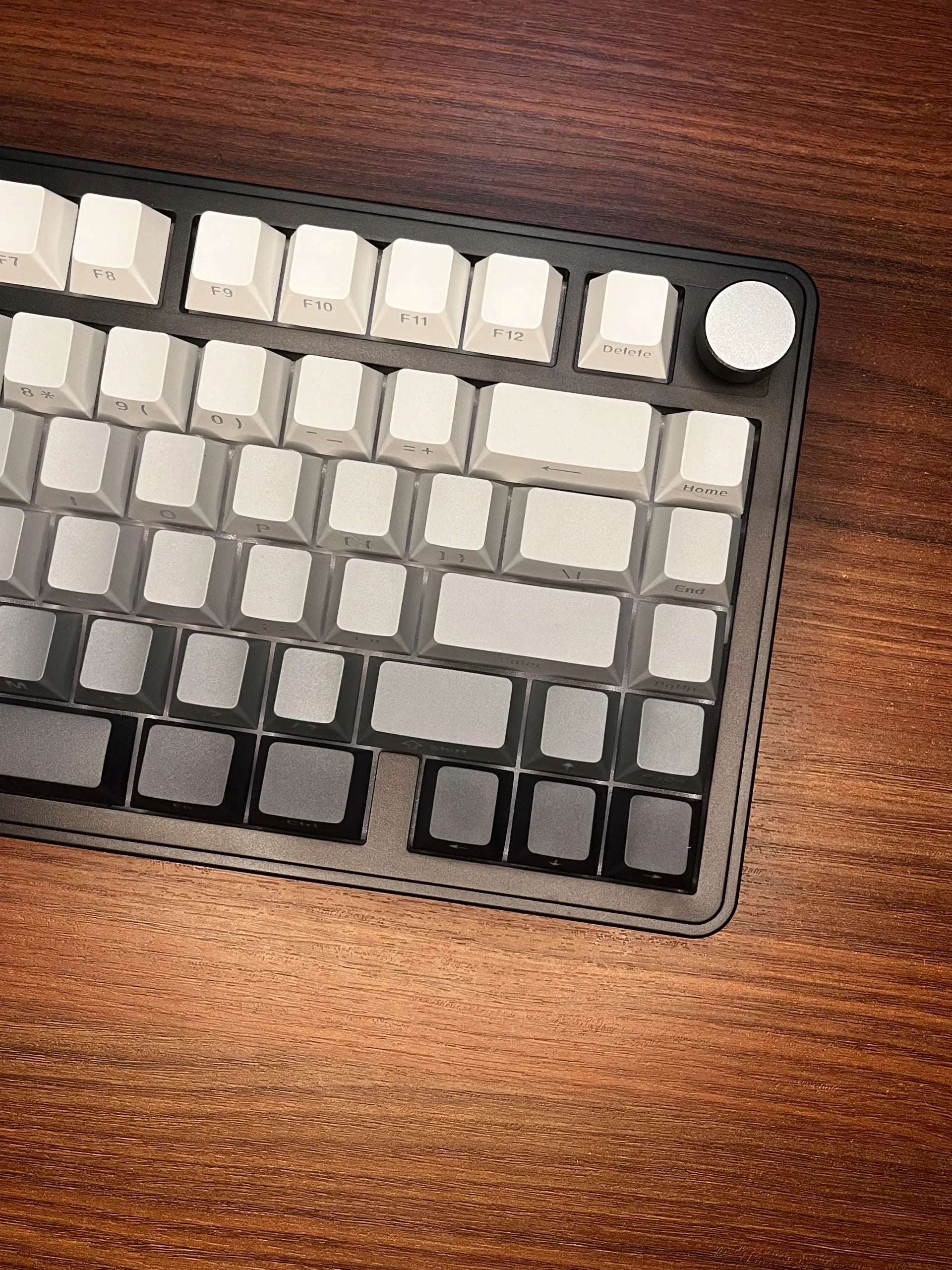 Attack Shark X85 mechaninė klaviatūra 75% RGB/tri-mode/White jade switch