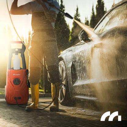 Aukšto slėgio plovimo įrenginys MalTec kompaktiškas savaime įsiurbiantis aliuminio siurblys galingas turbo