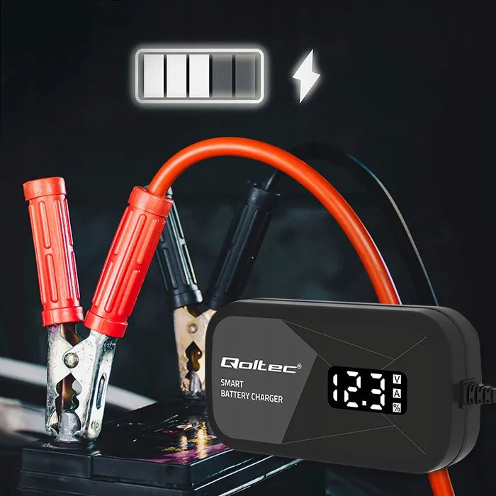 AUTOMATINIS AUTOMOBILINIS ĮKROVIKLIS SU REGENERACIJOS FUNKCIJA 12V AGM GEL