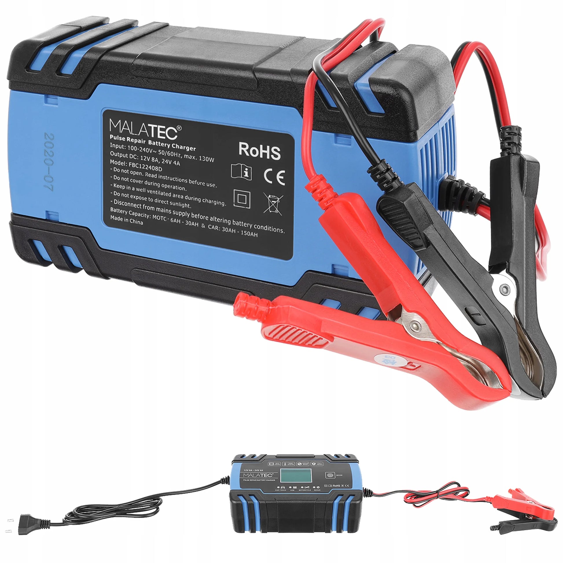 Automatinis įkroviklis su remonto funkcija 12V 24V