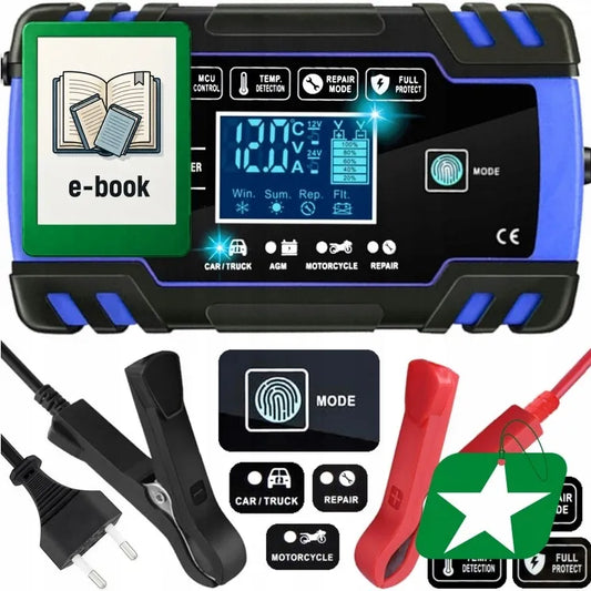 Automatinis įkroviklis su remonto funkcija 12V 24V